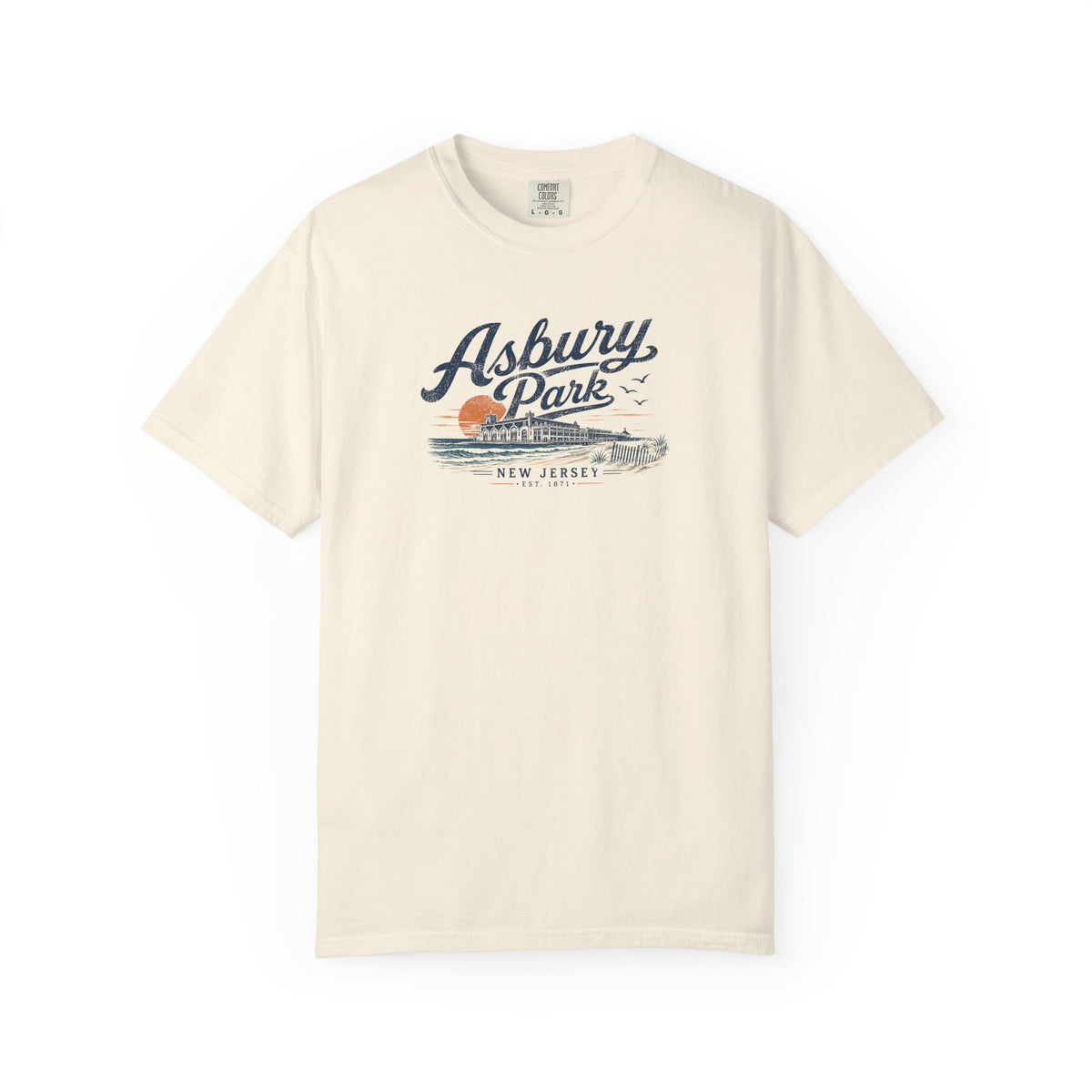 Asbury Park Sunset T-Shirt — Vintage Beach Graphic Tee