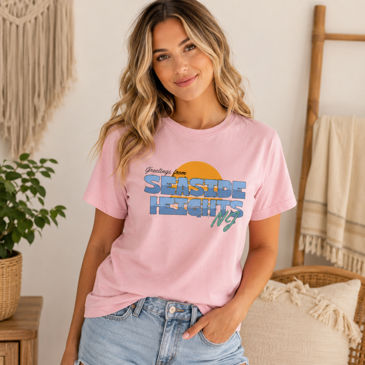 Seaside Heights '79 Retro Sunset T-Shirt