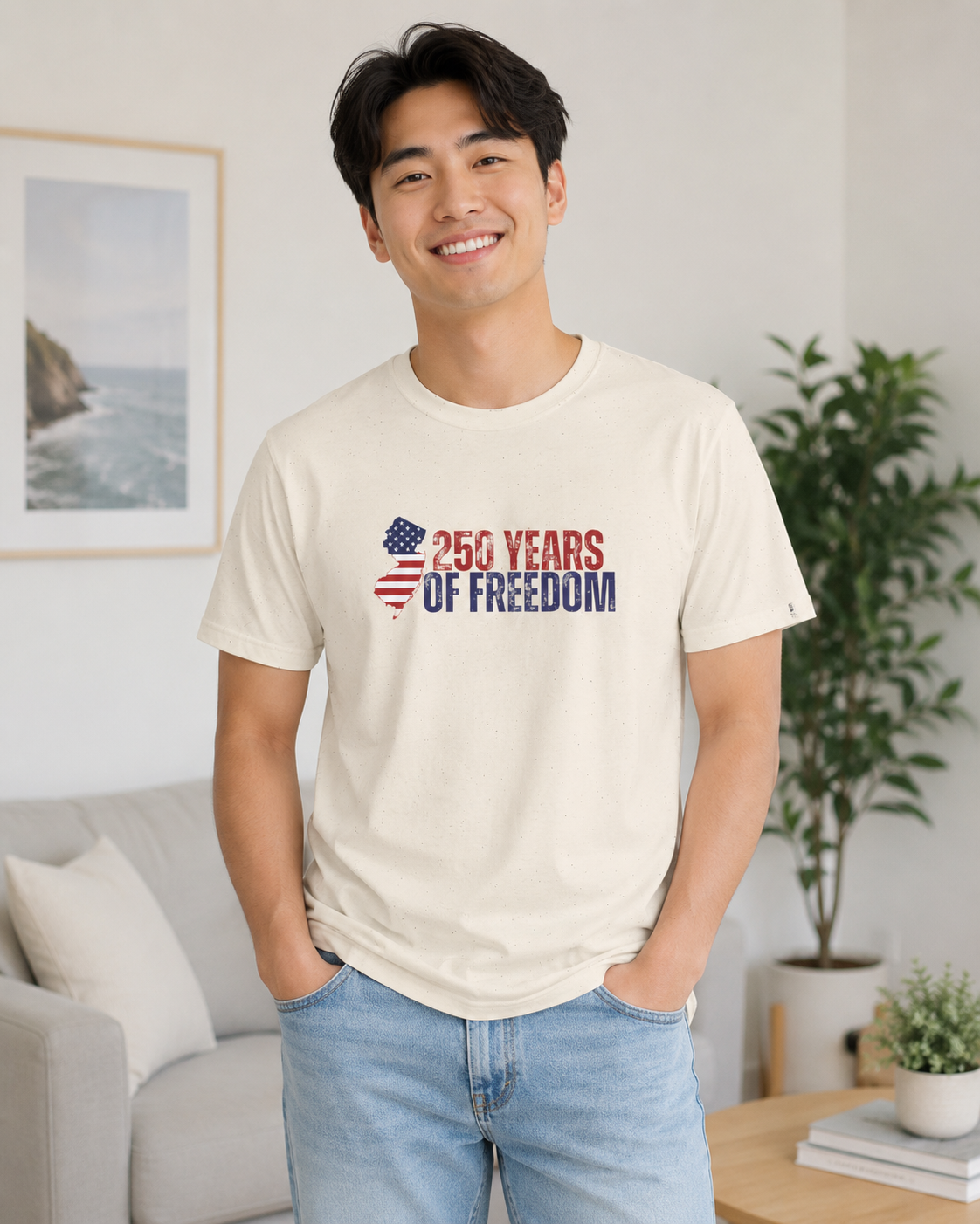 250 Years of Freedom T-Shirt — Patriotic USA Independence Anniversary Tee
