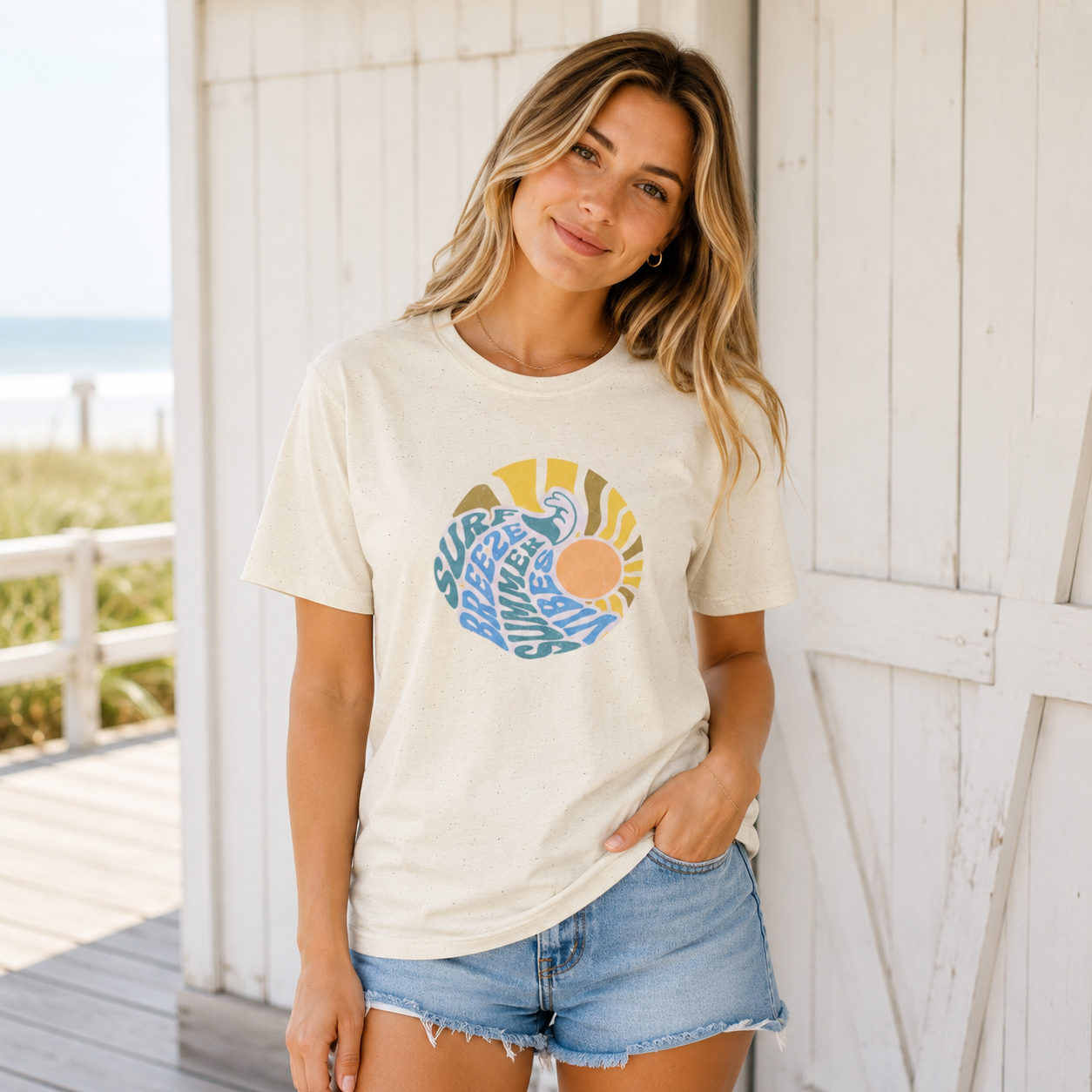 Retro Beach Vibes T-Shirt
