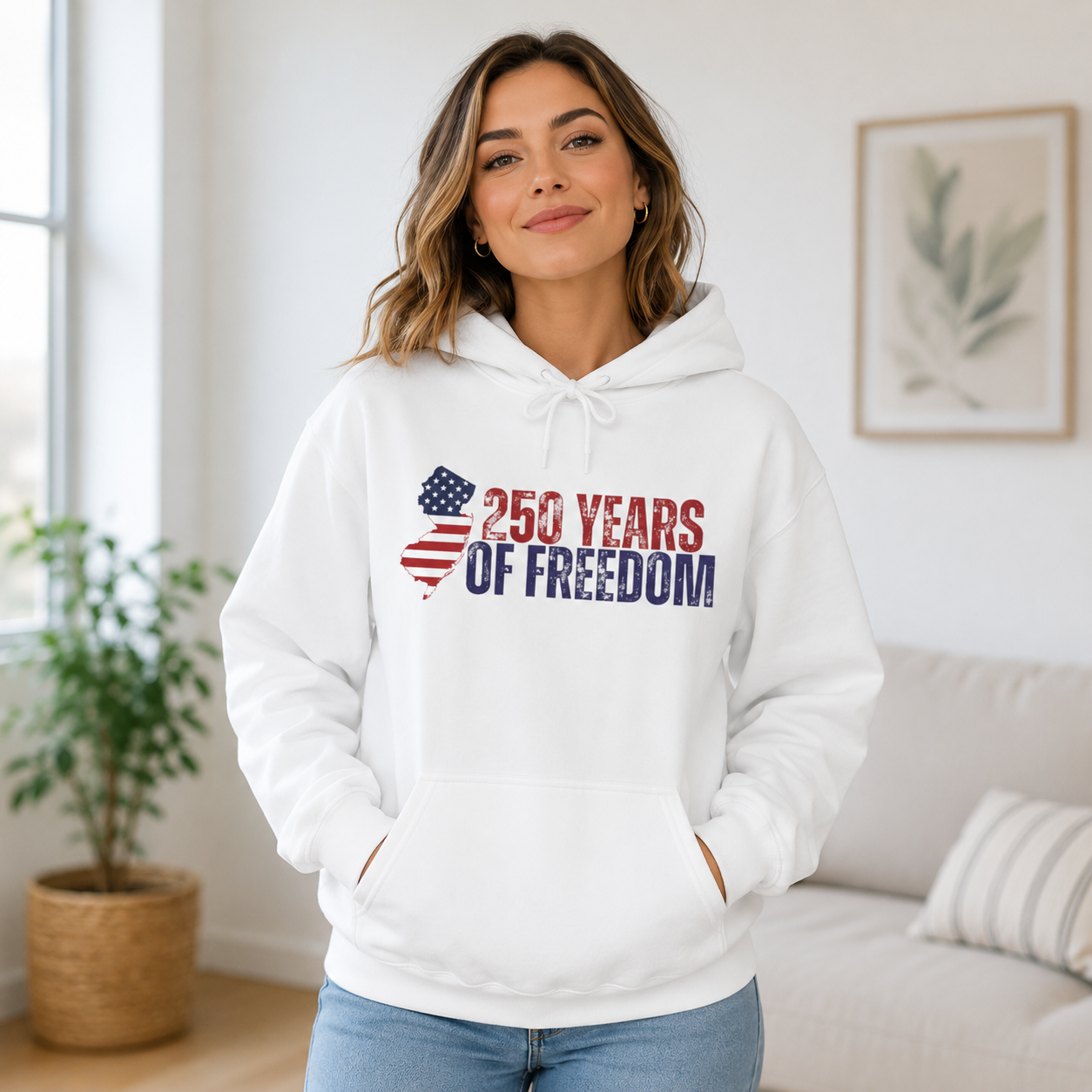 250 Years of Freedom Hoodie, America 250th Birthday Sweatshirt