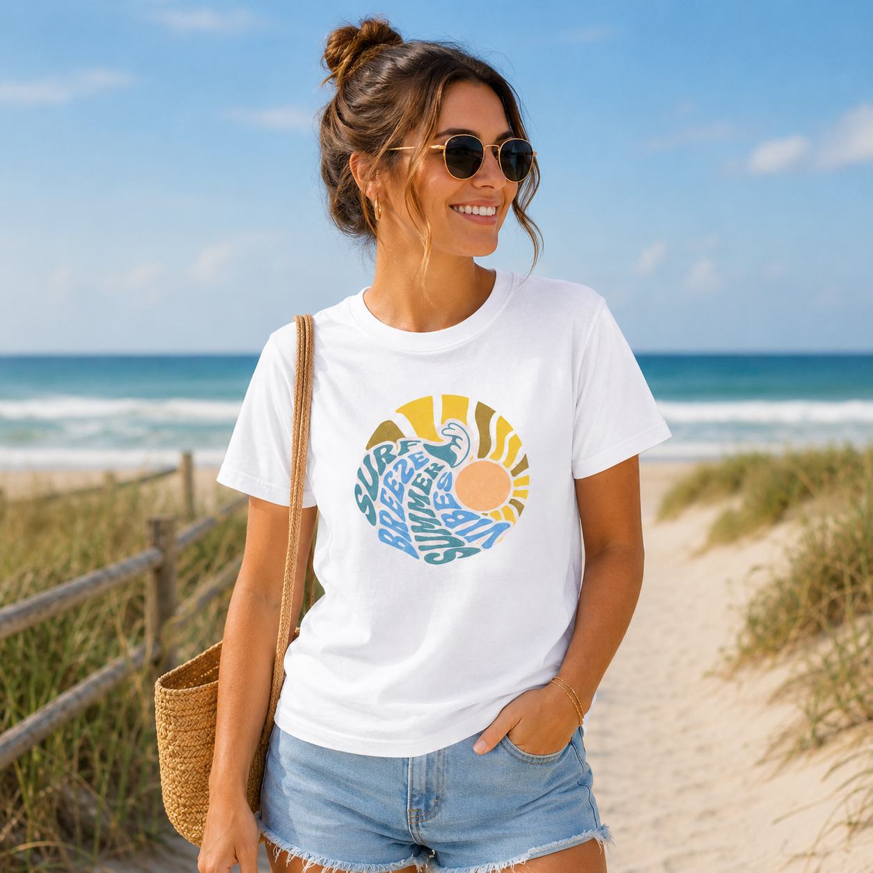 Retro Beach Vibes T-Shirt