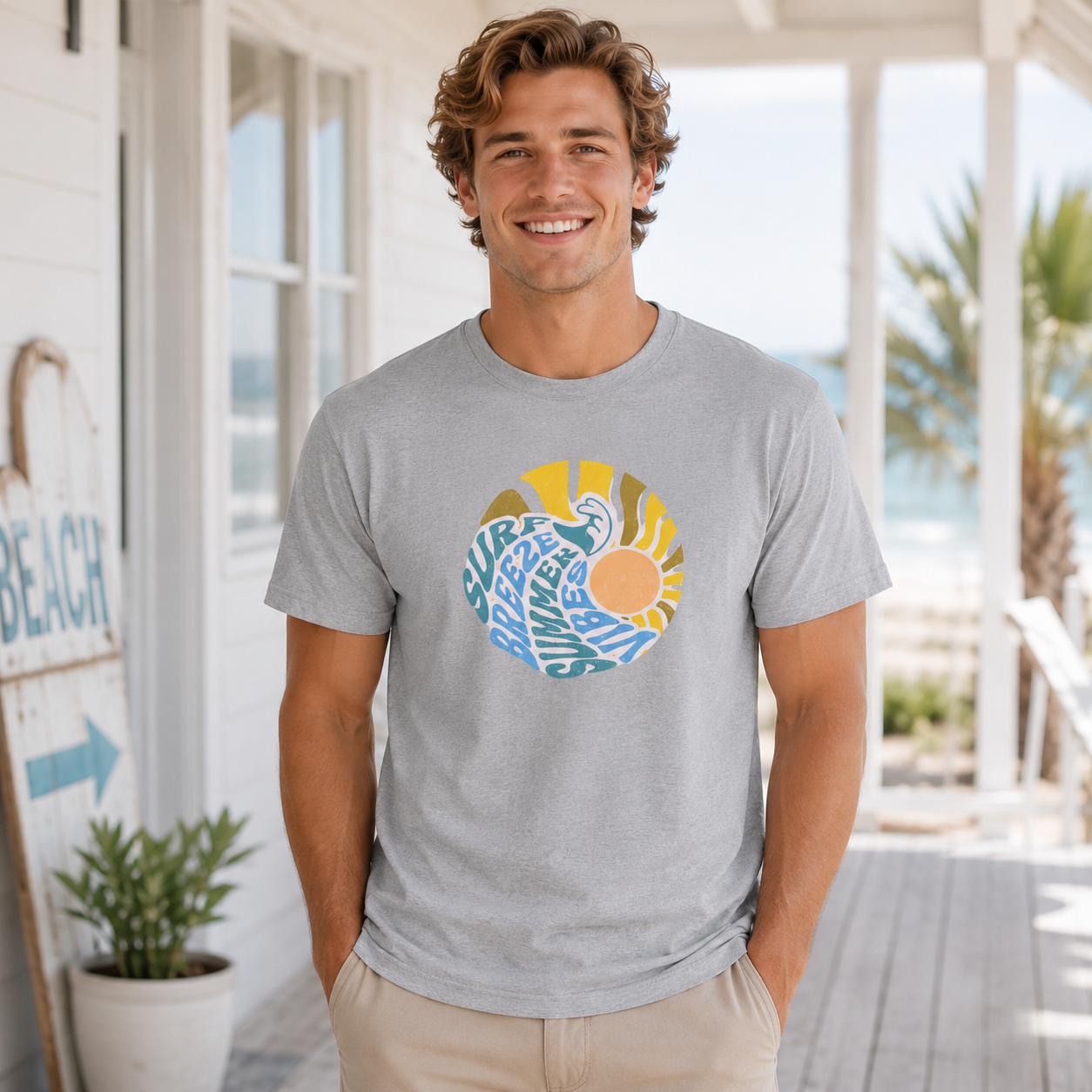 Retro Beach Vibes T-Shirt