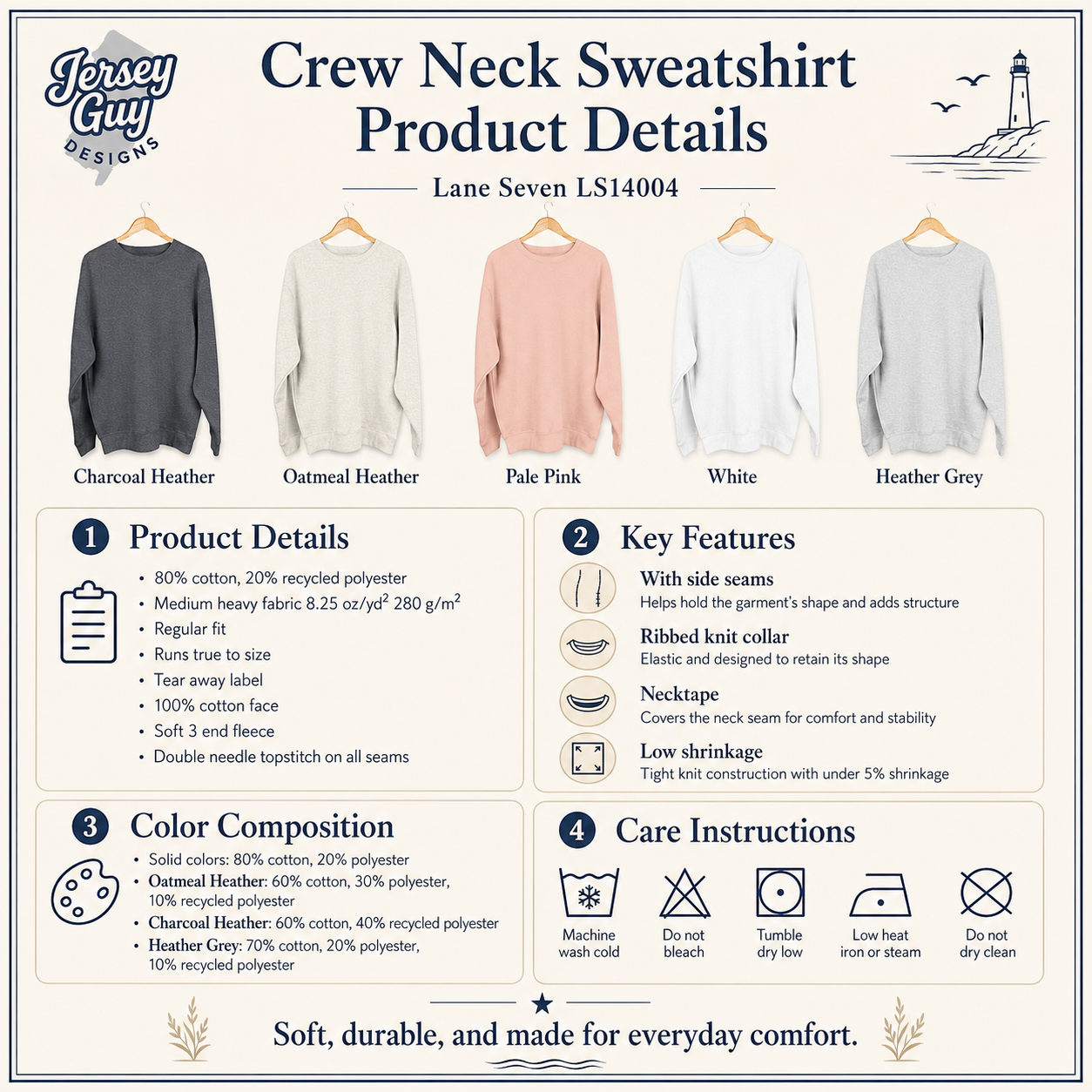 Beach Mode Crewneck Sweatshirt
