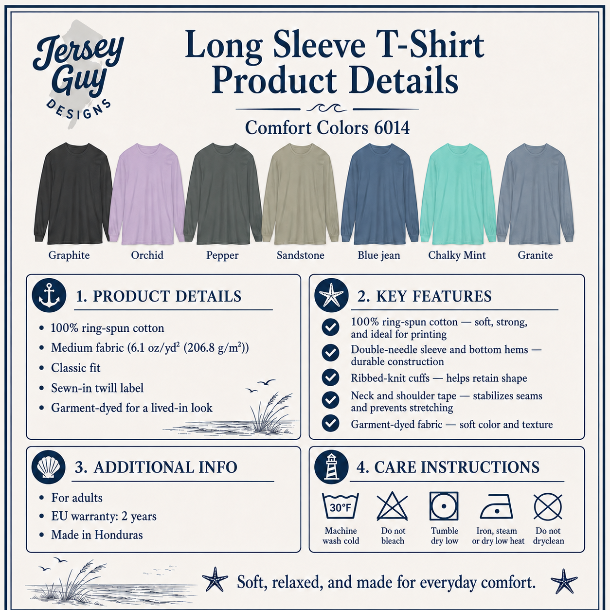Beach Mode Long Sleeve Shirt