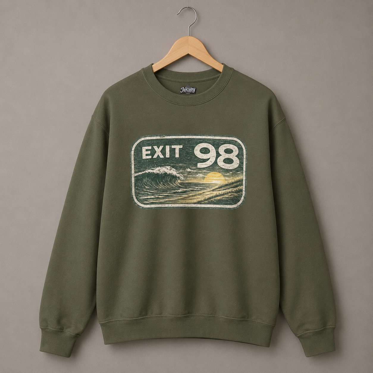 Exit 98 Wave Crewneck Sweatshirt