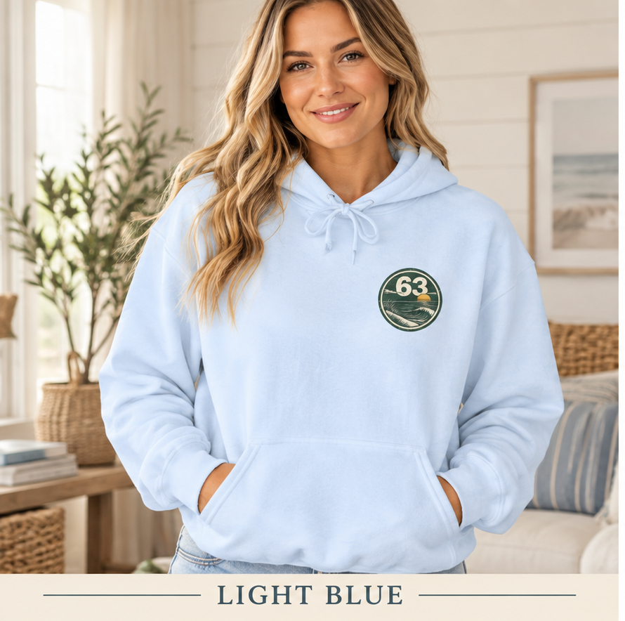 Exit 63 Long Beach Island Hoodie
