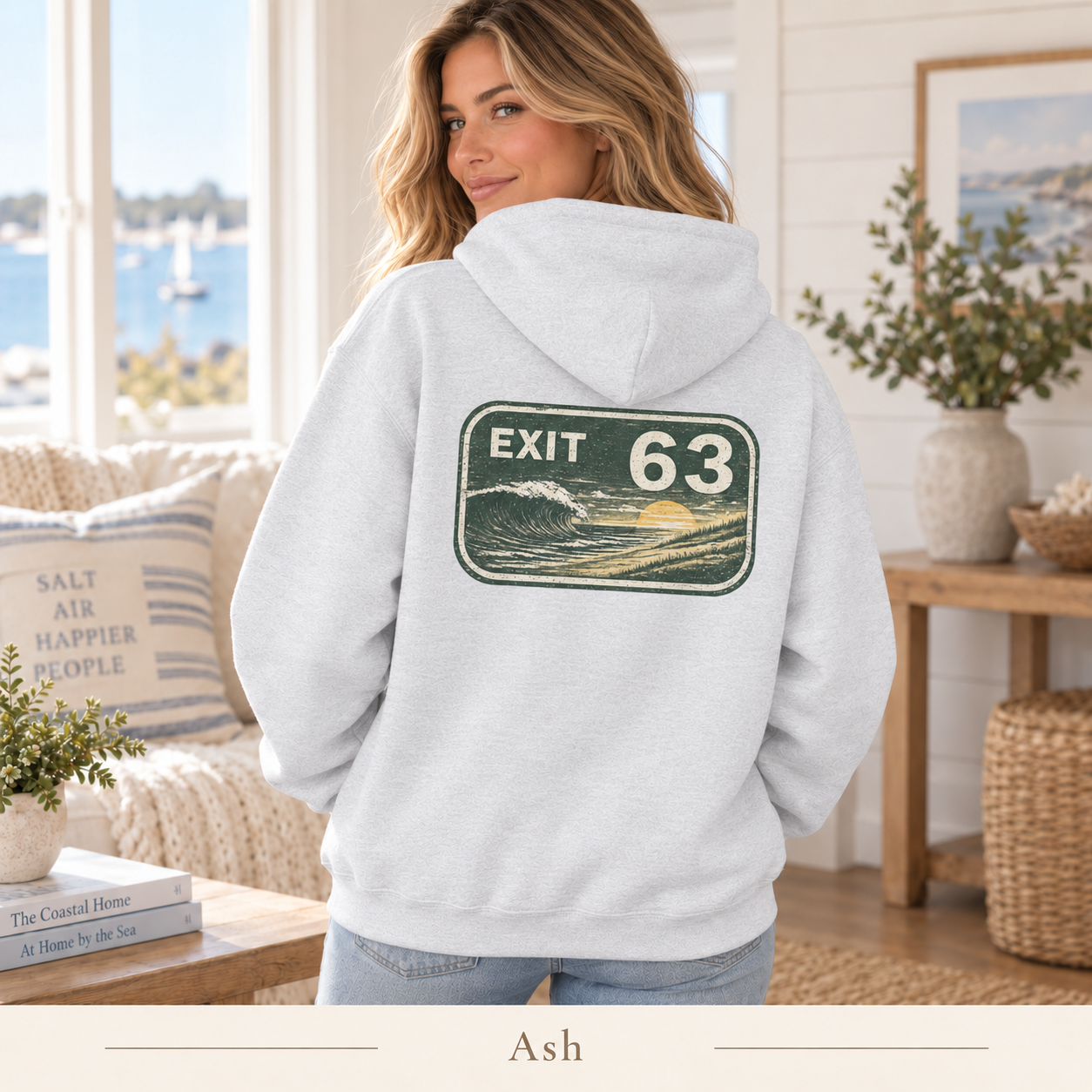 Exit 63 Long Beach Island Hoodie