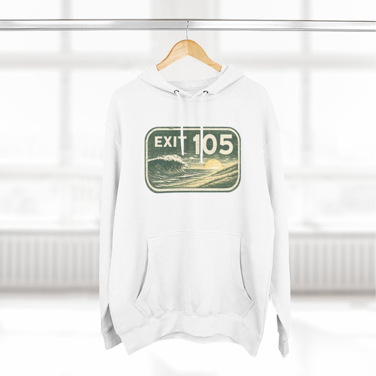 Exit 105 Long Branch Premium Fleece Hoodie