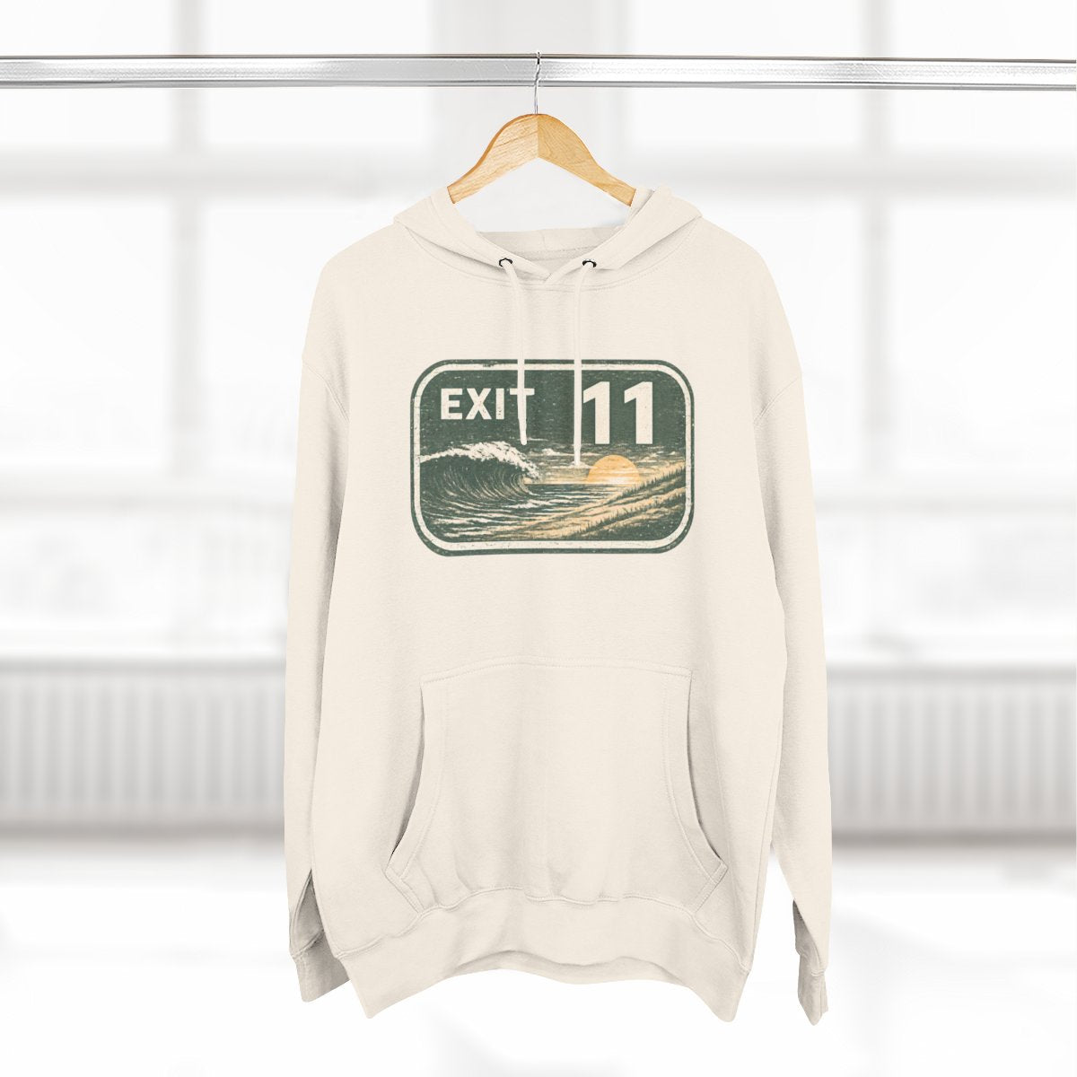 Exit 11 Cape May Court House / Crest Haven NJ  Premium Fleece Hoodie