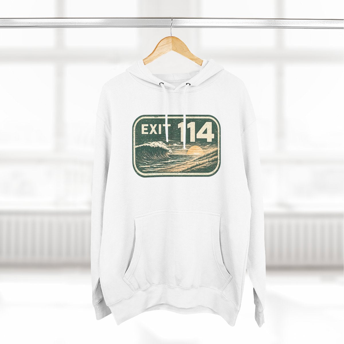 Exit 114 Holmdel / Middletown NJ  Premium Fleece Hoodie