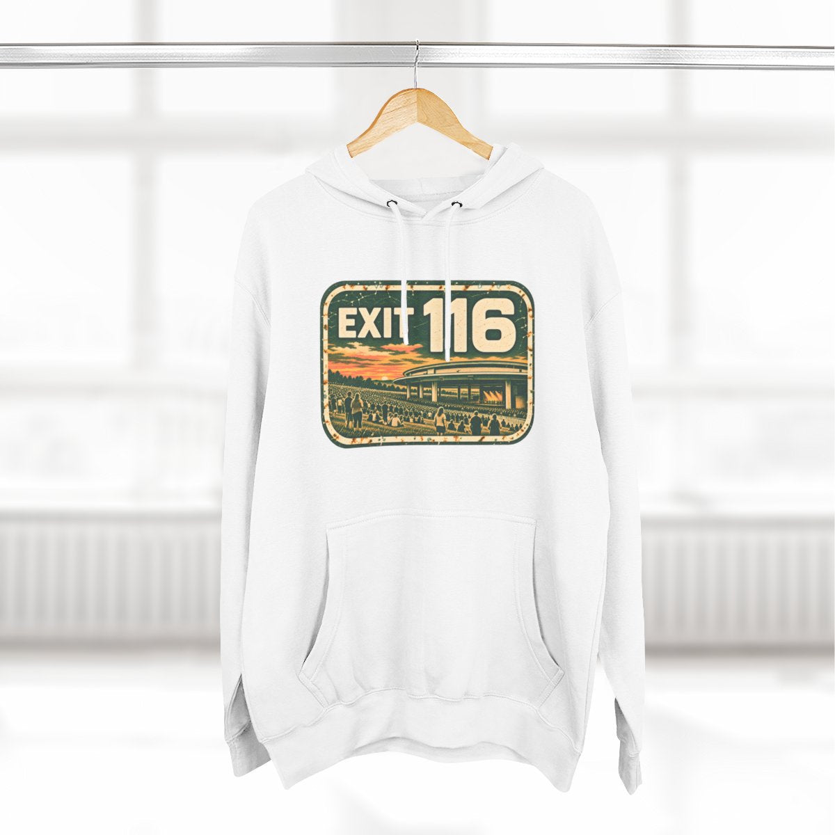 Exit 116 PNC Bank Arts Center NJ  Premium Fleece Hoodie