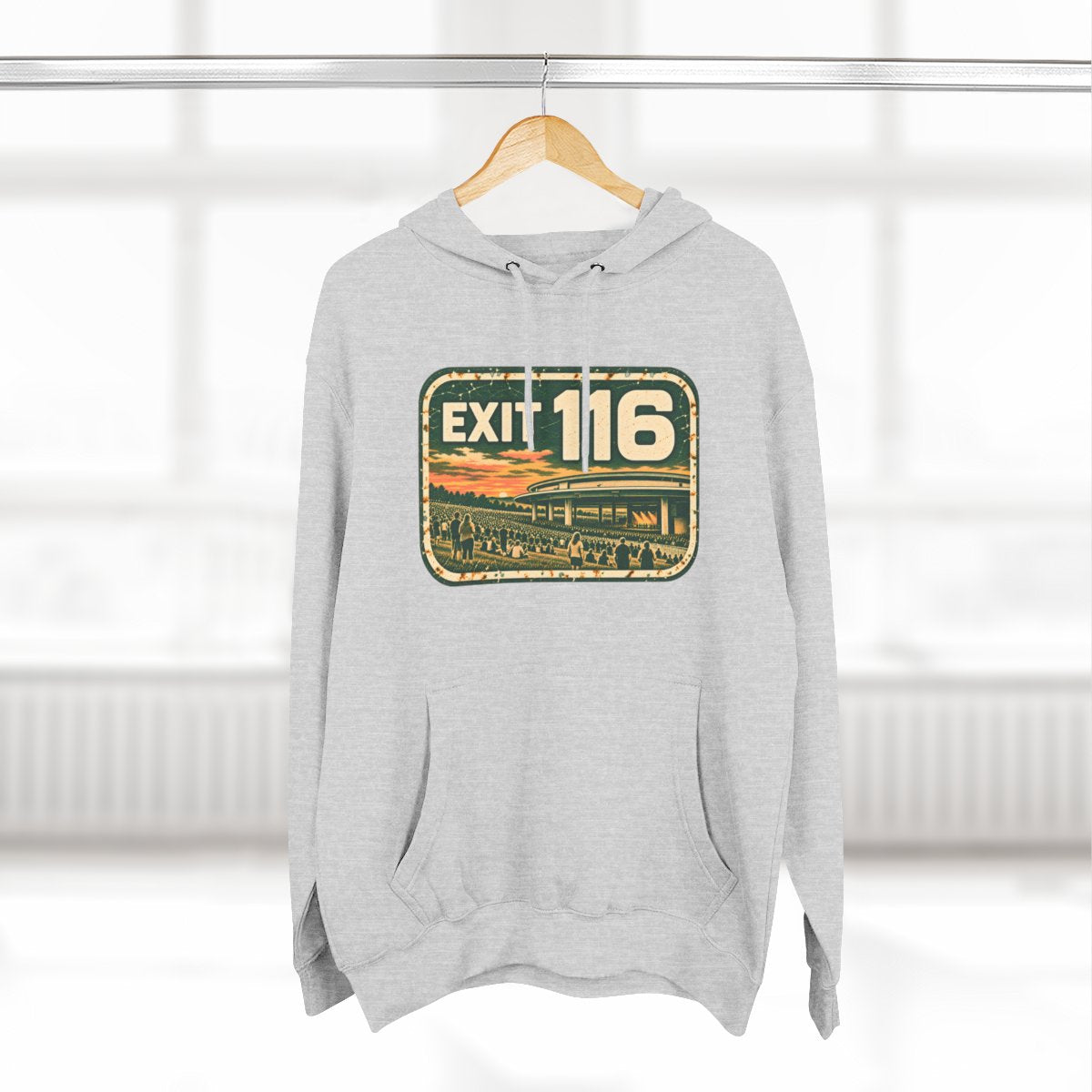 Exit 116 PNC Bank Arts Center NJ  Premium Fleece Hoodie