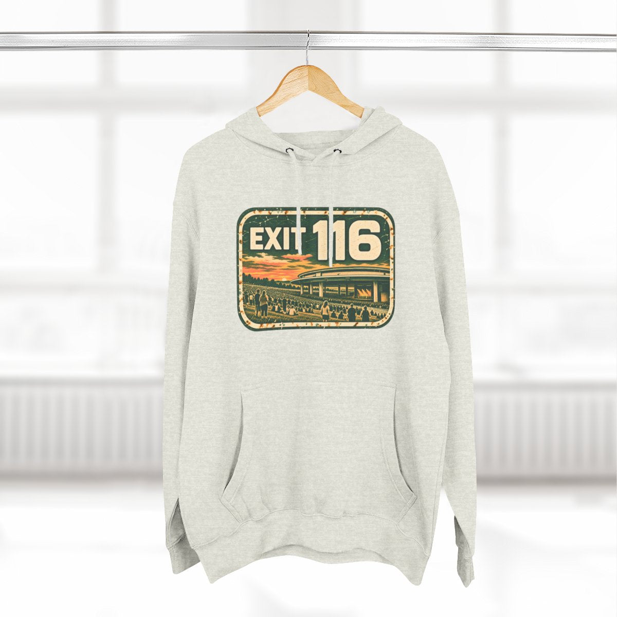 Exit 116 PNC Bank Arts Center NJ  Premium Fleece Hoodie