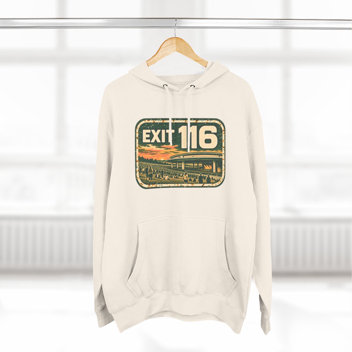 Exit 116 PNC Bank Arts Center NJ  Premium Fleece Hoodie