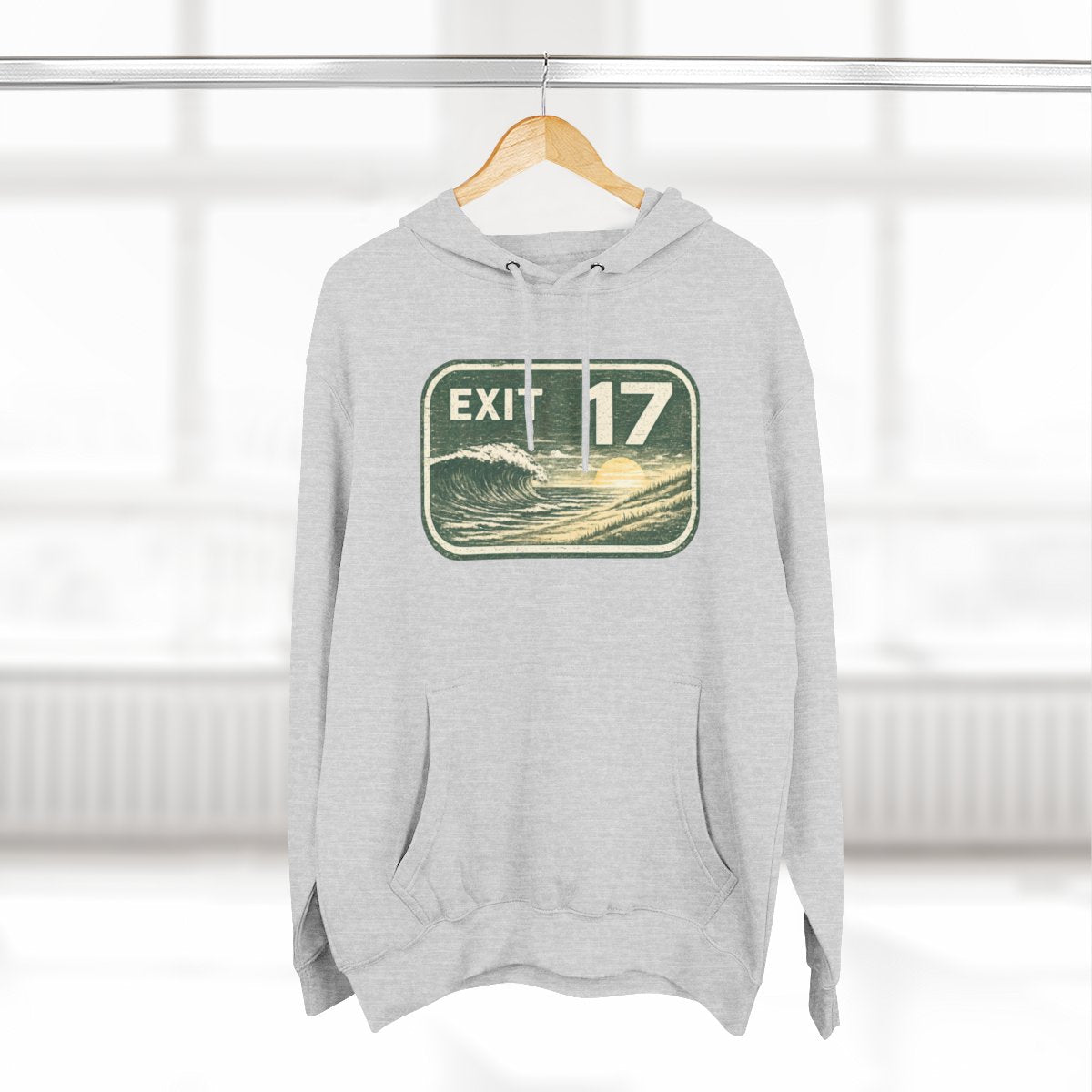 Exit 17 Sea Isle City NJ  Premium Fleece Hoodie