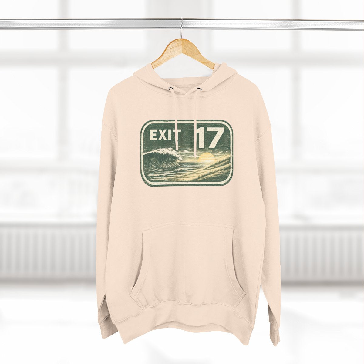 Exit 17 Sea Isle City NJ  Premium Fleece Hoodie