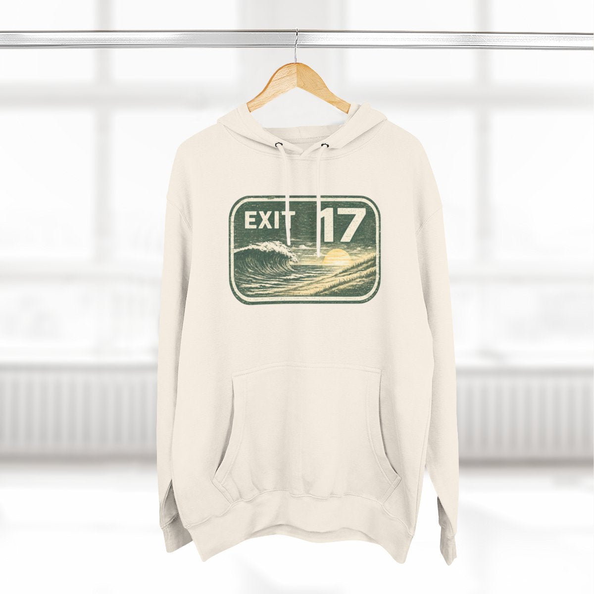 Exit 17 Sea Isle City NJ  Premium Fleece Hoodie