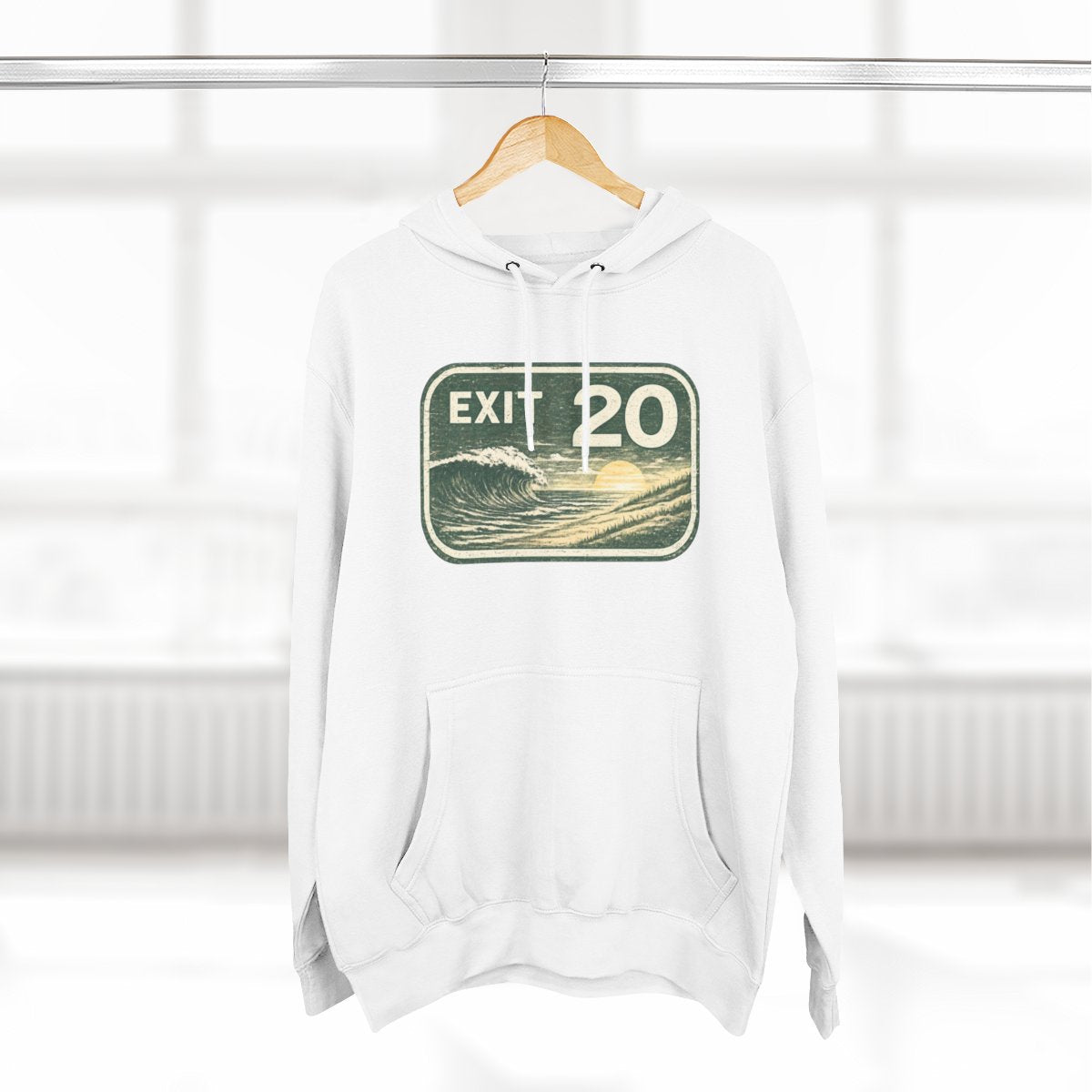 Exit 20 Upper Township / Route 50 NJ  Premium Fleece Hoodie