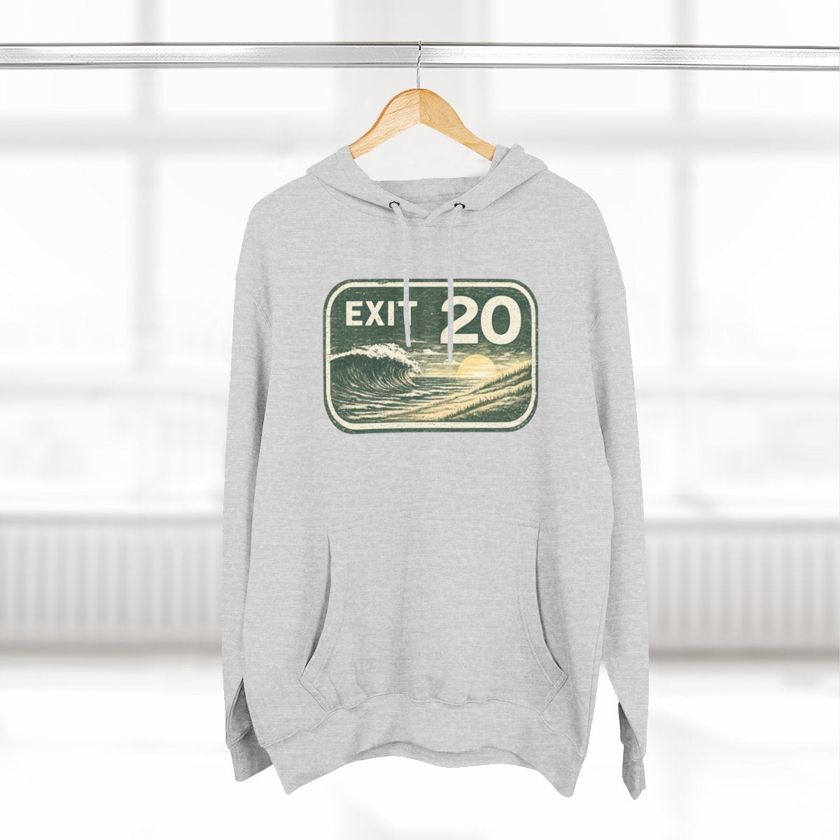Exit 20 Upper Township / Route 50 NJ  Premium Fleece Hoodie
