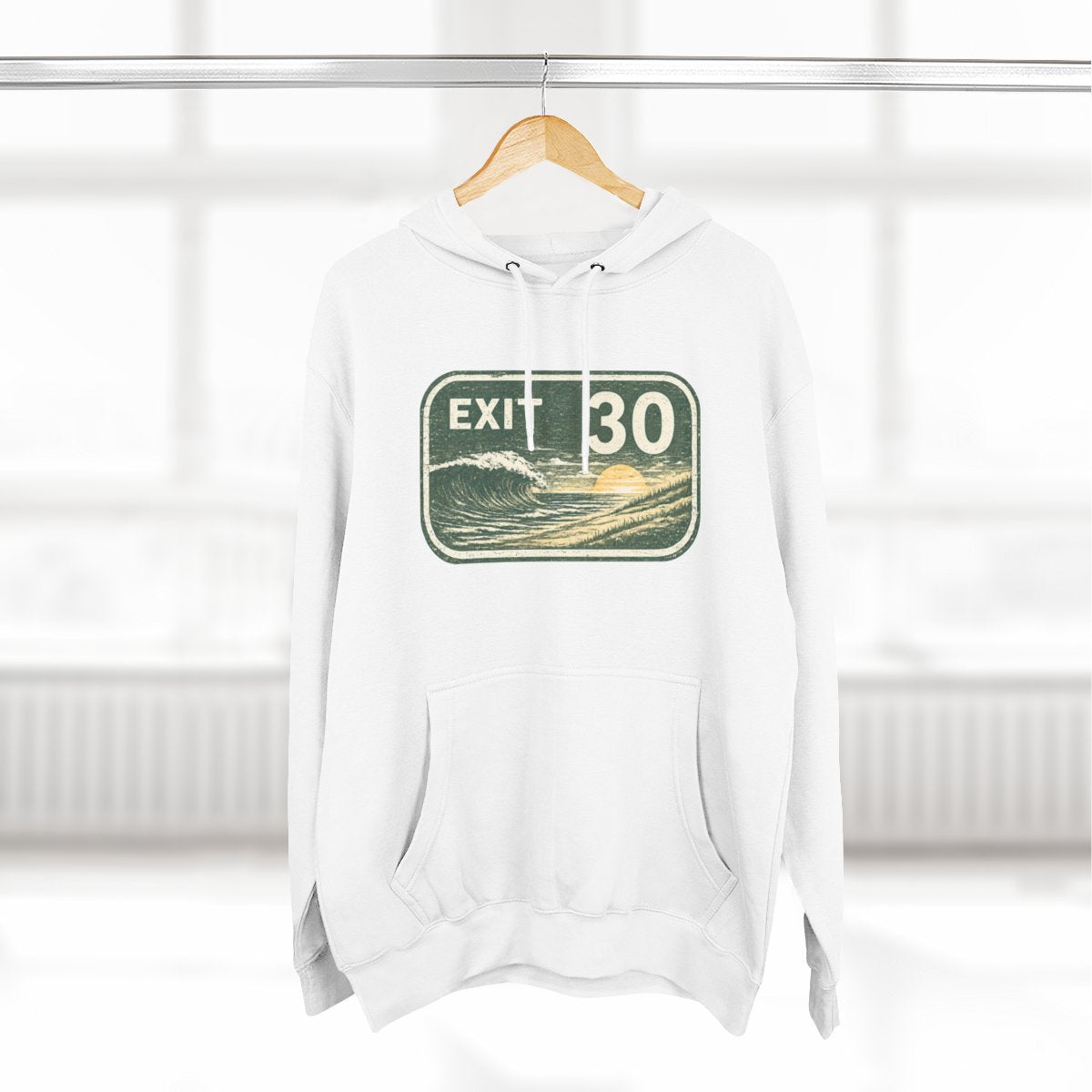 Exit 30 Ocean City Premium Fleece Hoodie