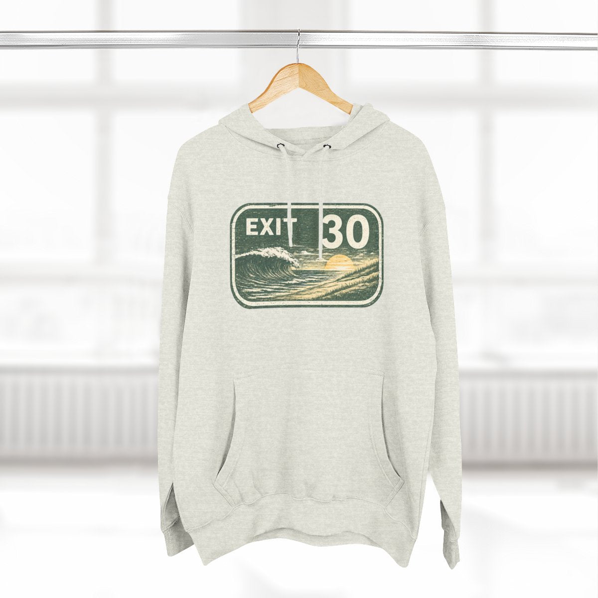 Exit 30 Ocean City Premium Fleece Hoodie
