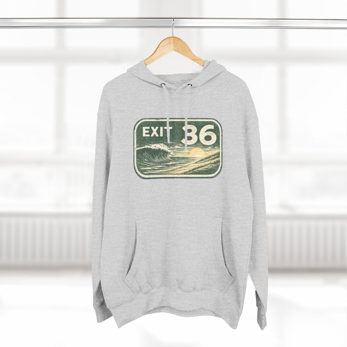 Exit 36 Margate City Premium Fleece Hoodie