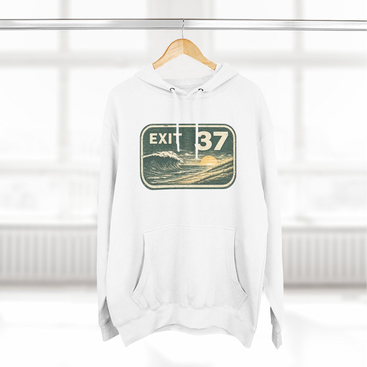 Exit 37 Pleasantville / Atlantic City NJ  Premium Fleece Hoodie