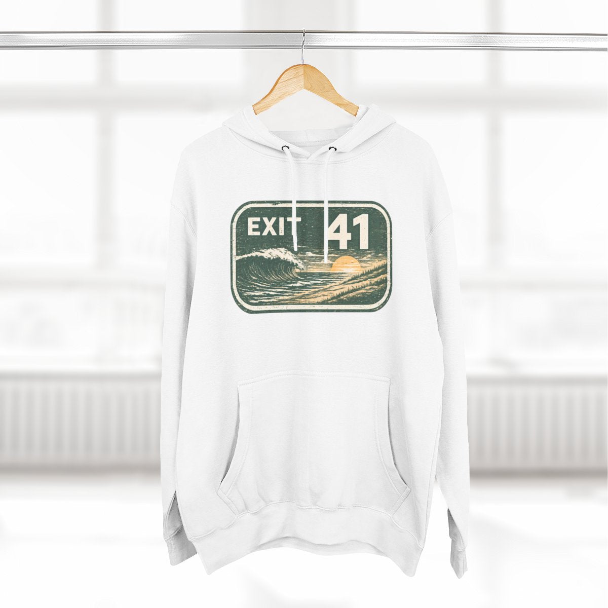 Exit 41 Galloway / Pomona NJ  Premium Fleece Hoodie