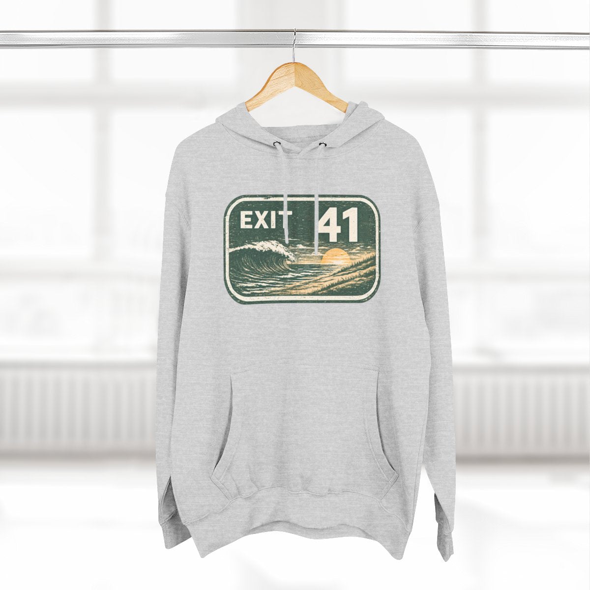 Exit 41 Galloway / Pomona NJ  Premium Fleece Hoodie