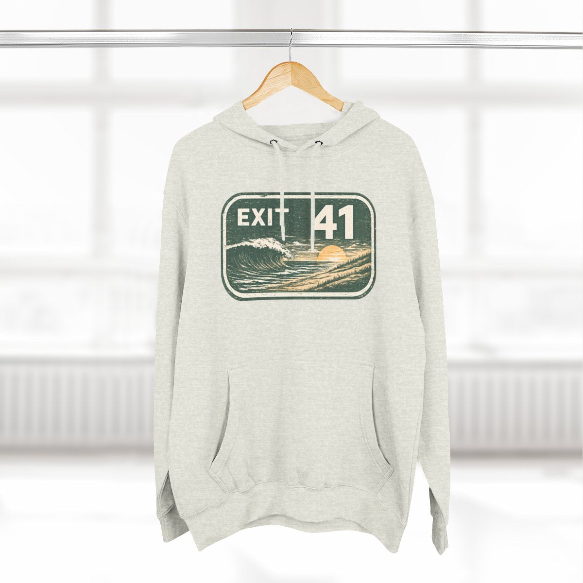 Exit 41 Galloway / Pomona NJ  Premium Fleece Hoodie
