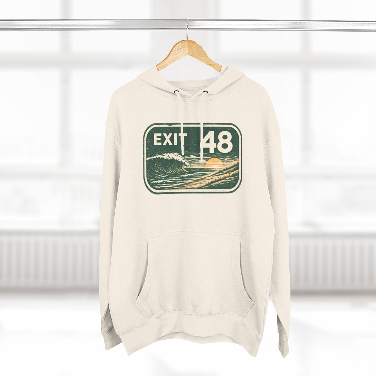 Exit 48 Port Republic / Smithville NJ  Premium Fleece Hoodie