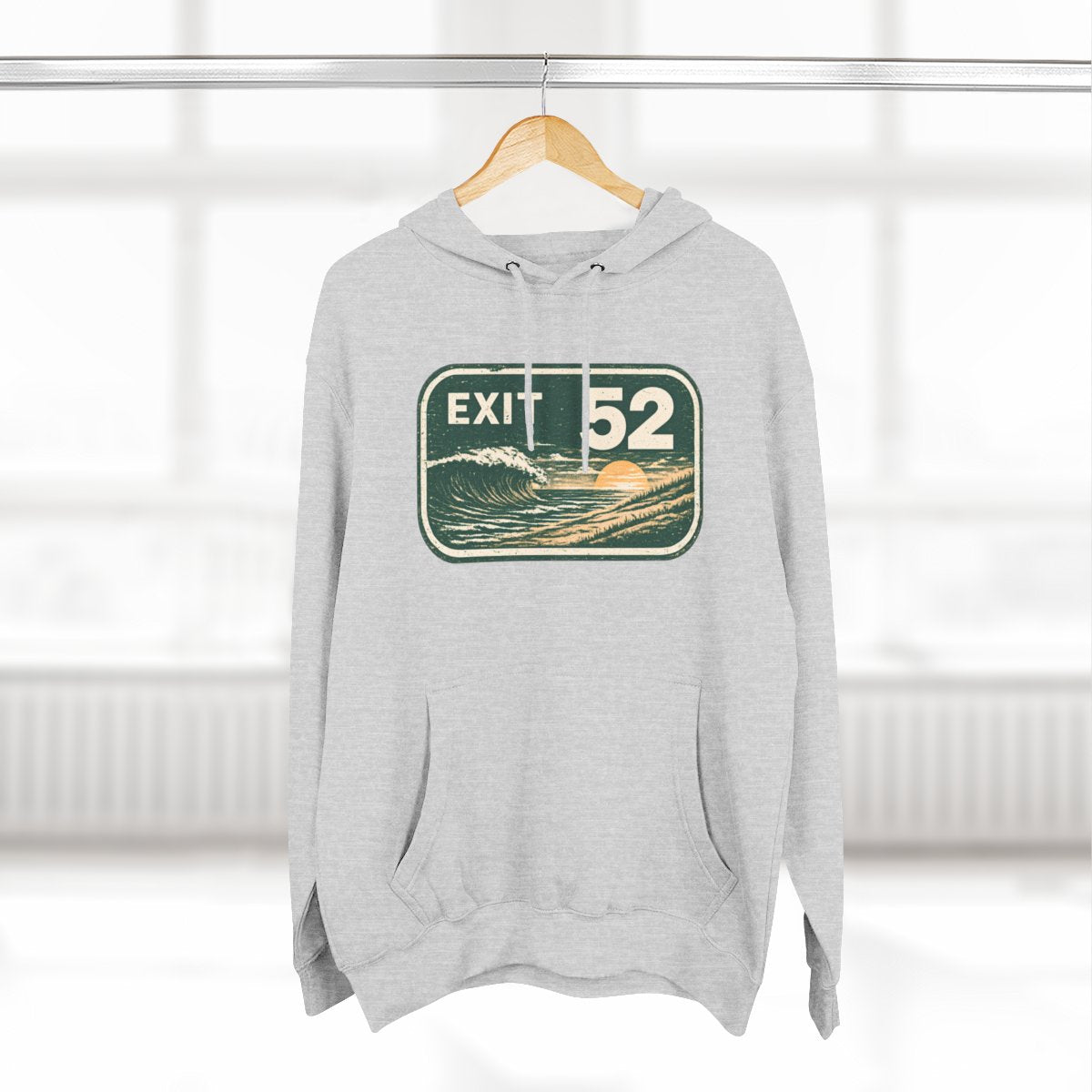 Exit 52 New Gretna NJ  Premium Fleece Hoodie