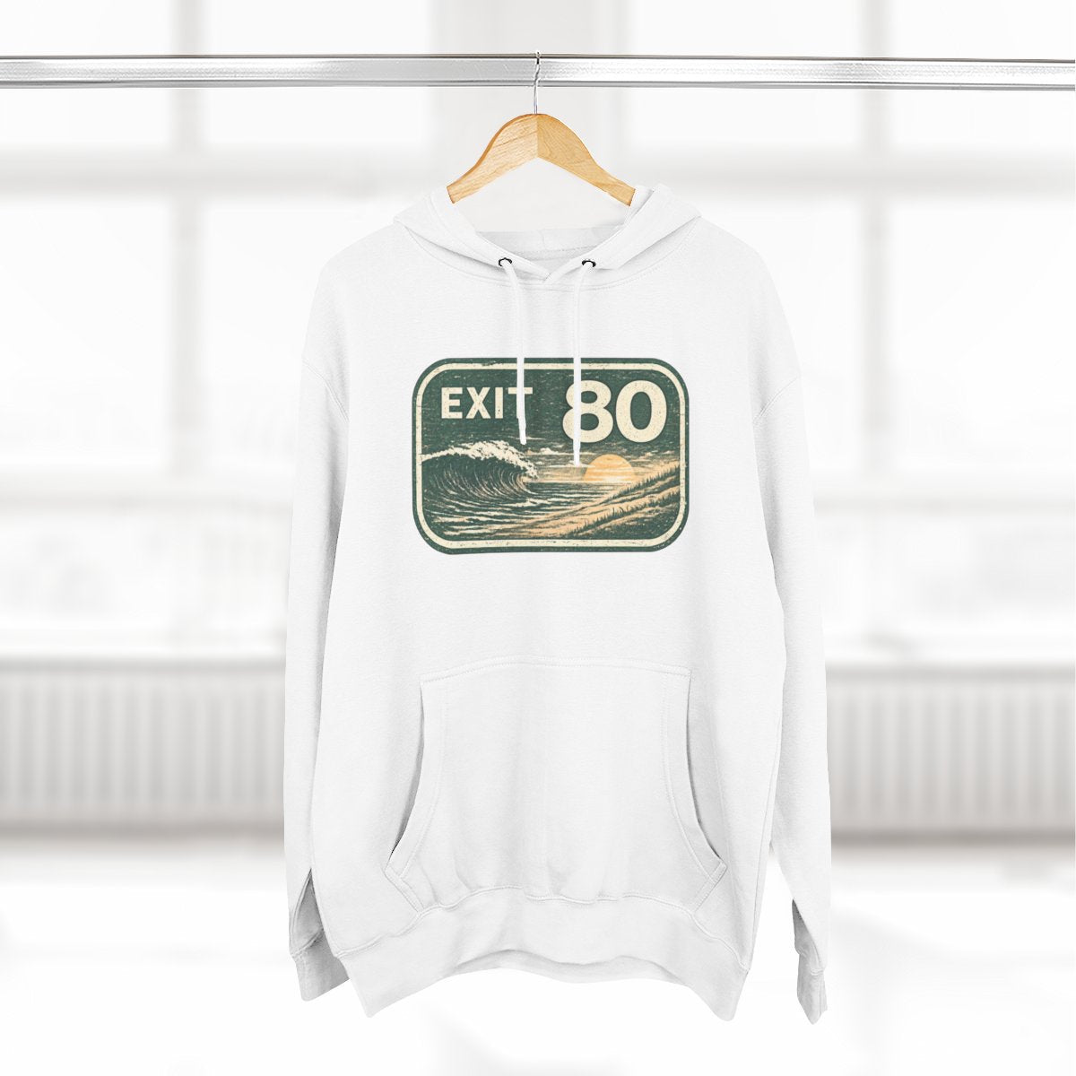 Exit 80 Beachwood / South Toms River NJ  Premium Fleece Hoodie