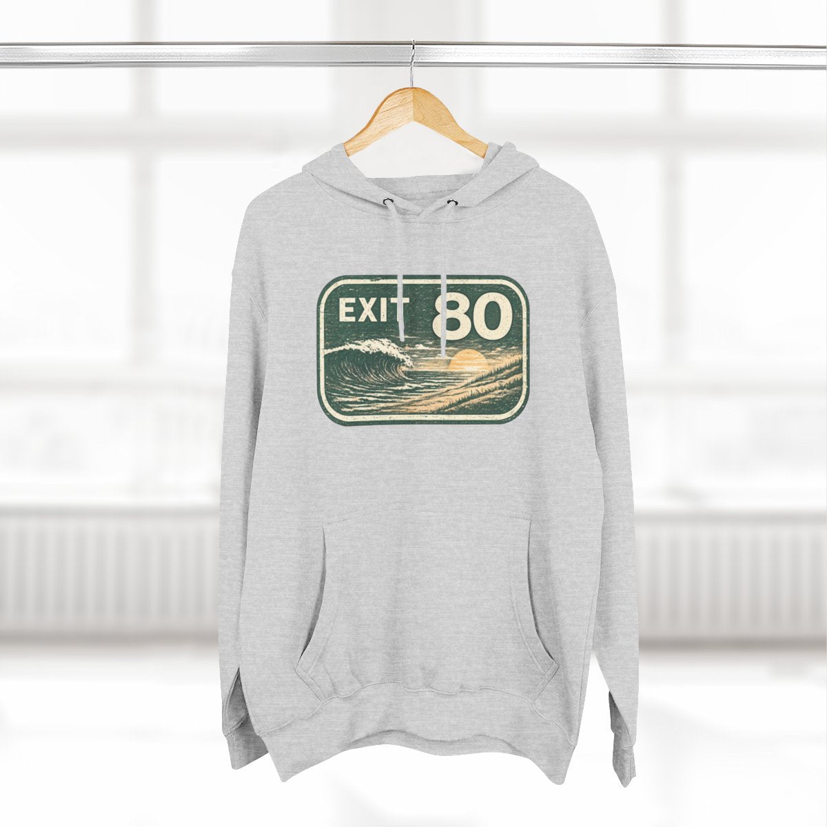 Exit 80 Beachwood / South Toms River NJ  Premium Fleece Hoodie