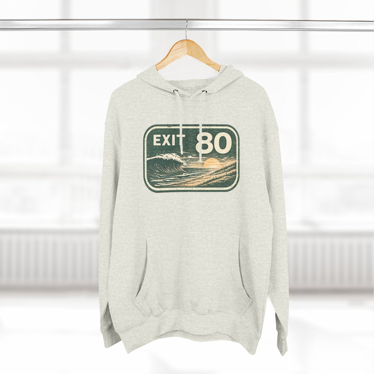 Exit 80 Beachwood / South Toms River NJ  Premium Fleece Hoodie