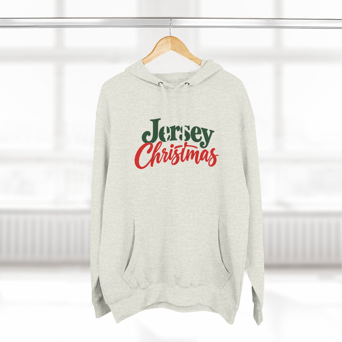 Jersey Christmas Premium Fleece Hoodie