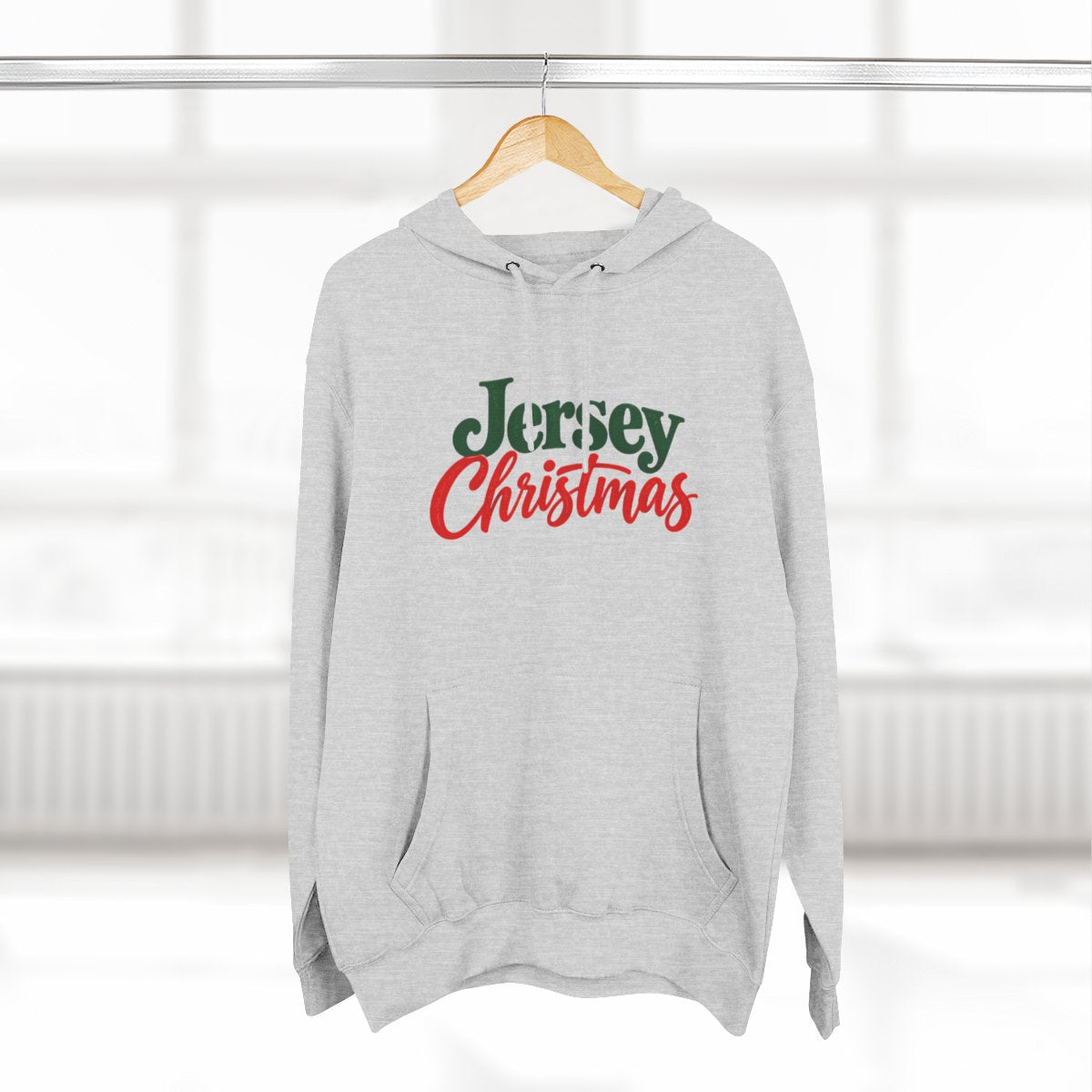 Jersey Christmas Premium Fleece Hoodie