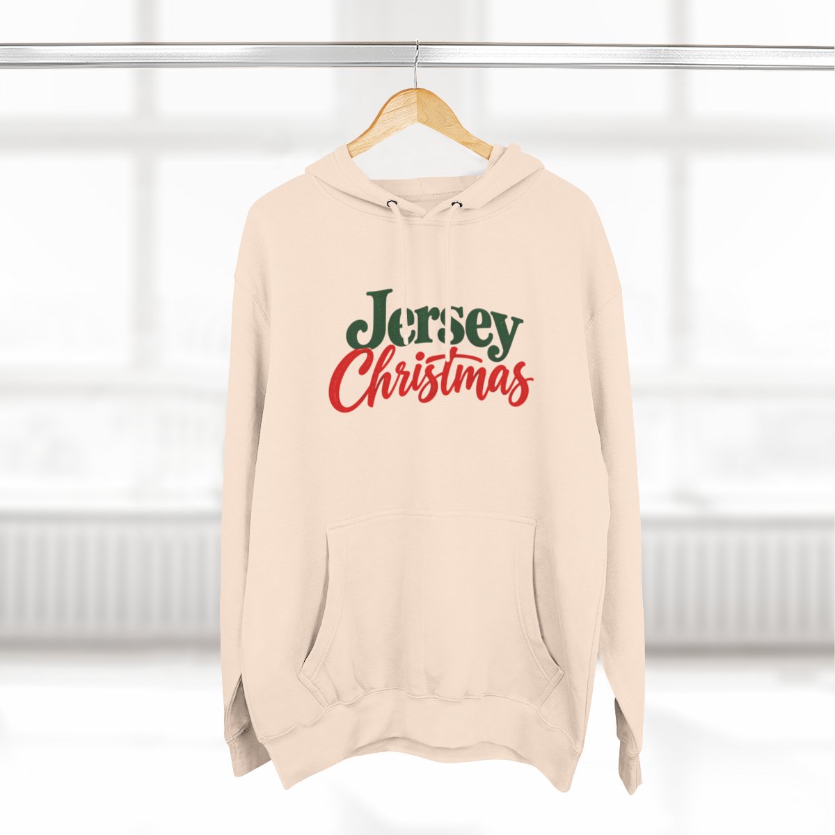 Jersey Christmas Premium Fleece Hoodie