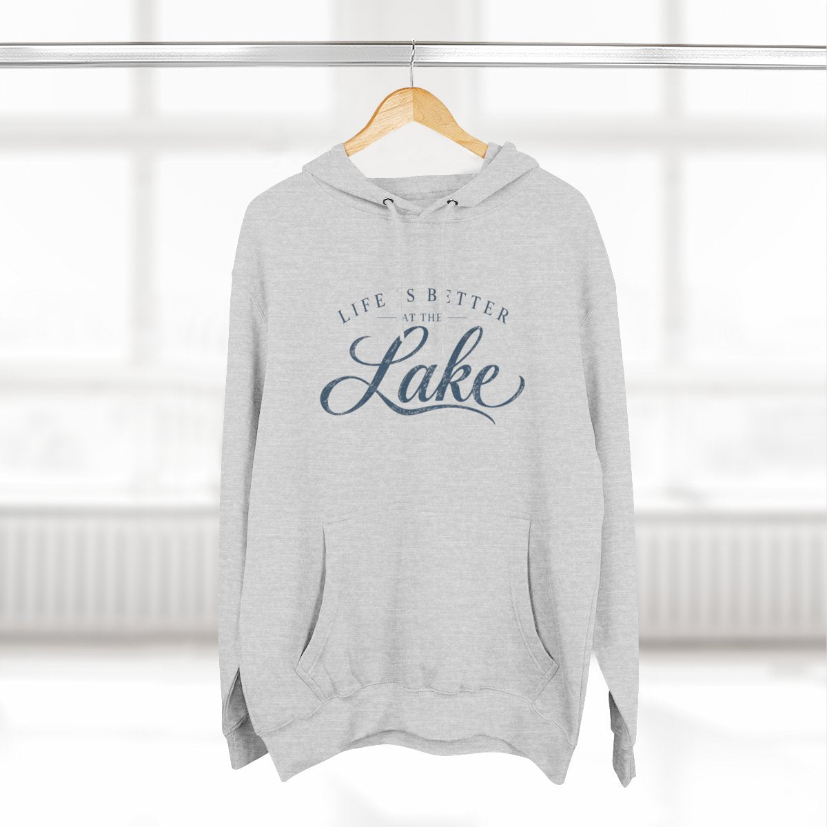 Life Is Better at the Lake Premium Fleece Hoodie