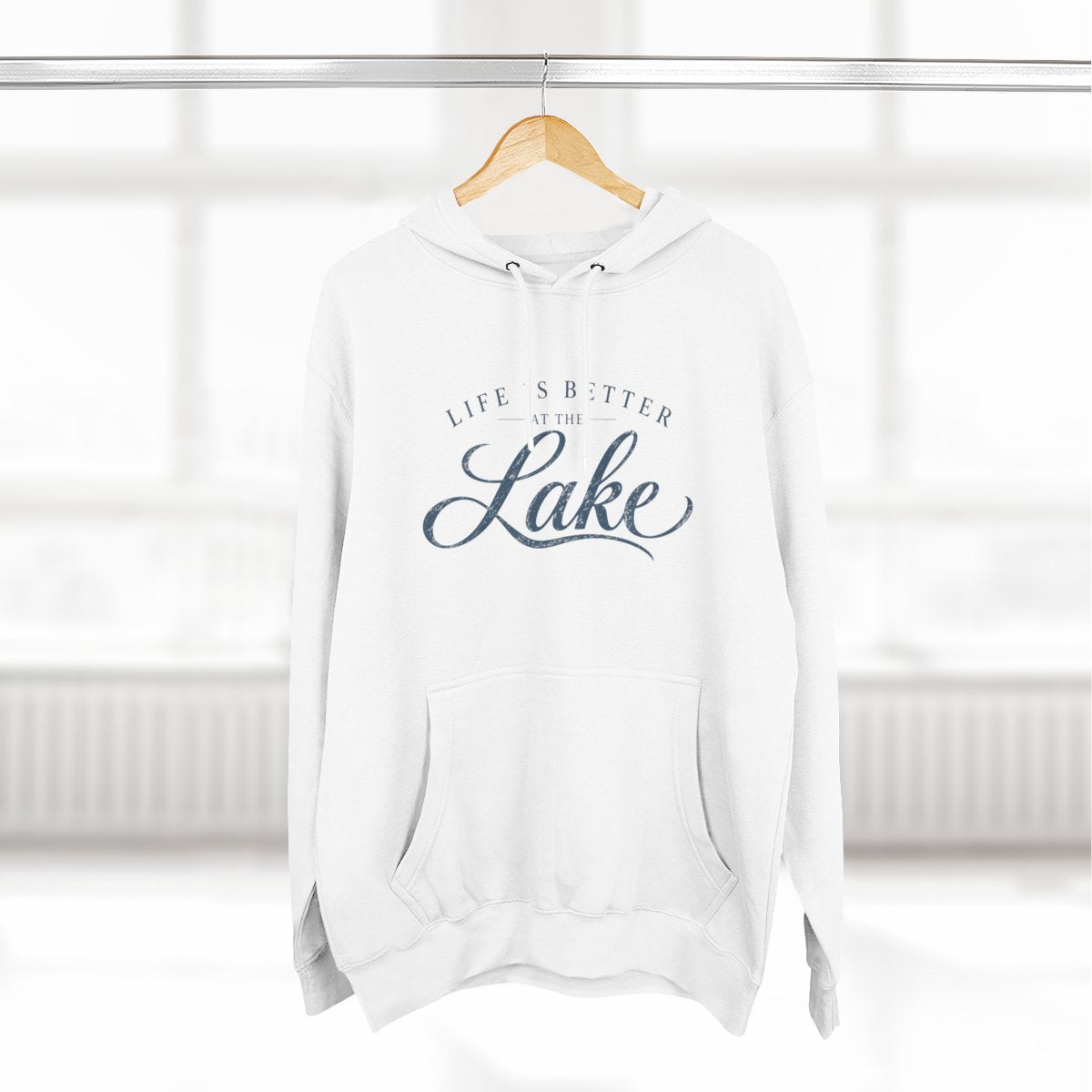 Life Is Better at the Lake Premium Fleece Hoodie